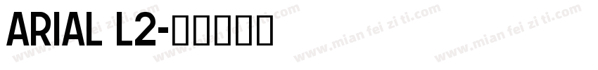 Arial L2字体转换